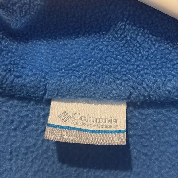 Columbia 1/4 zip fleece pullover SZ Large - Picture 2 of 8